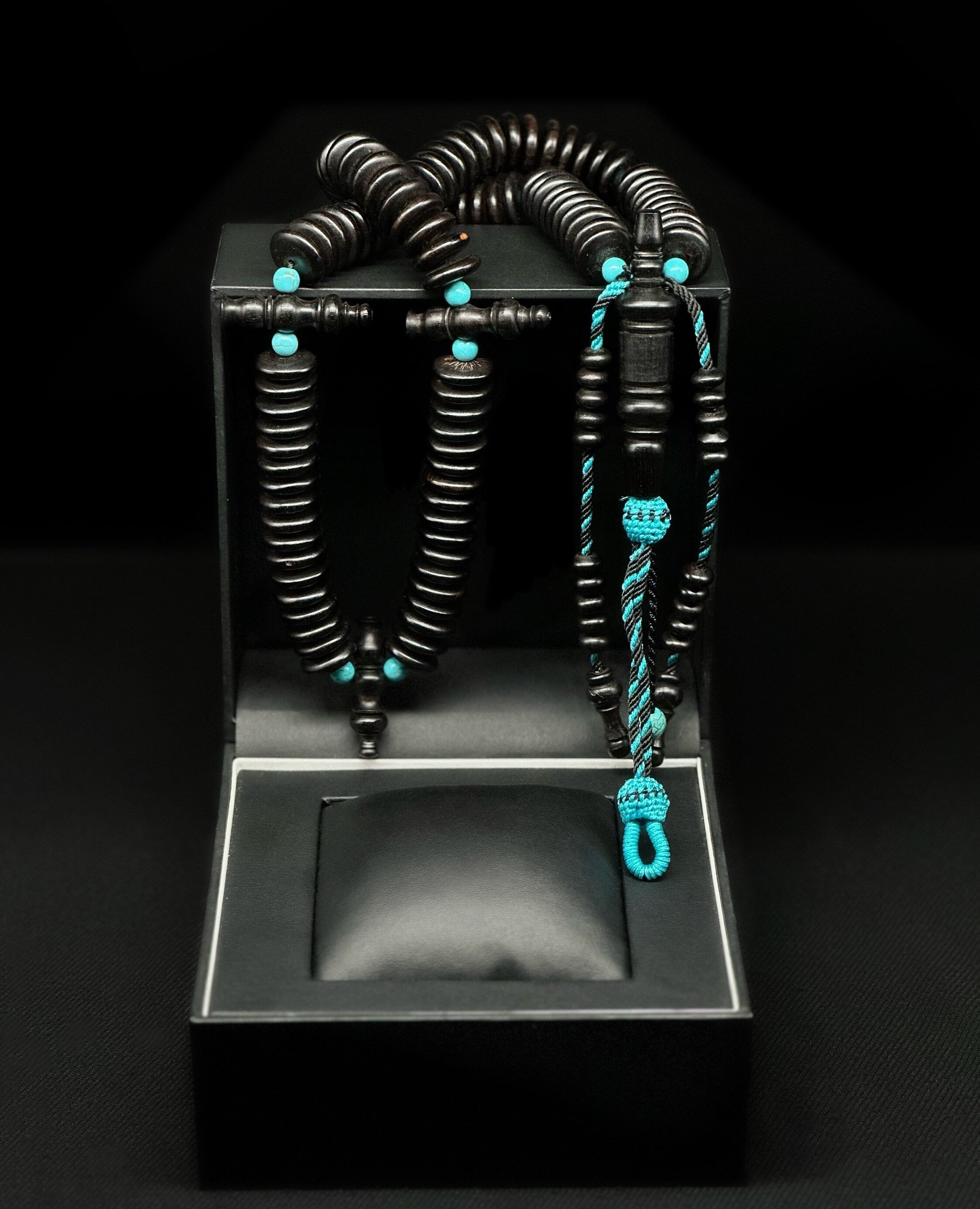 Ebony x Fayrouz Turquoise Tasbih