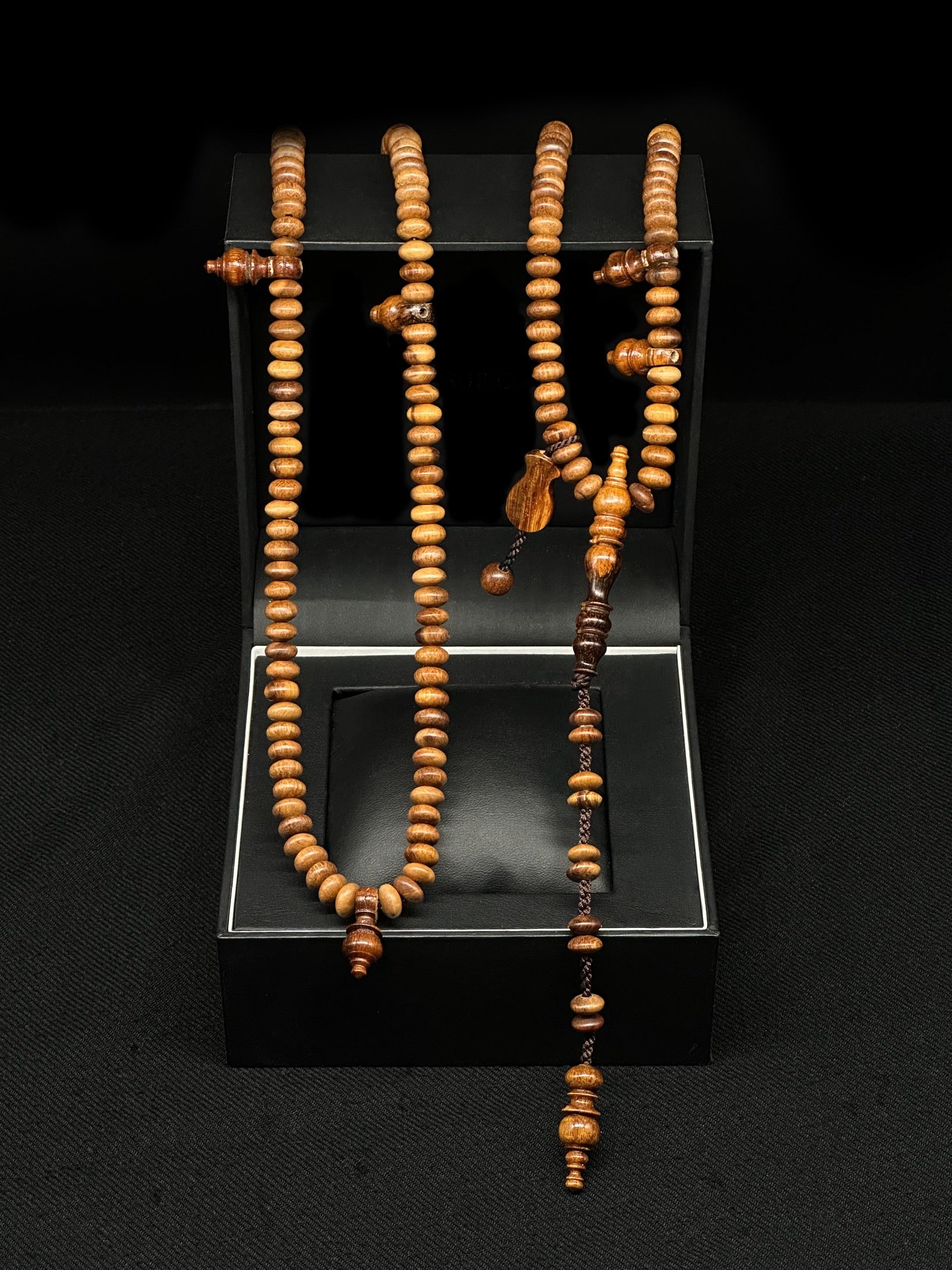 Pure Oud Agarwood Tasbih 200 Beads With Prophetic Sandal