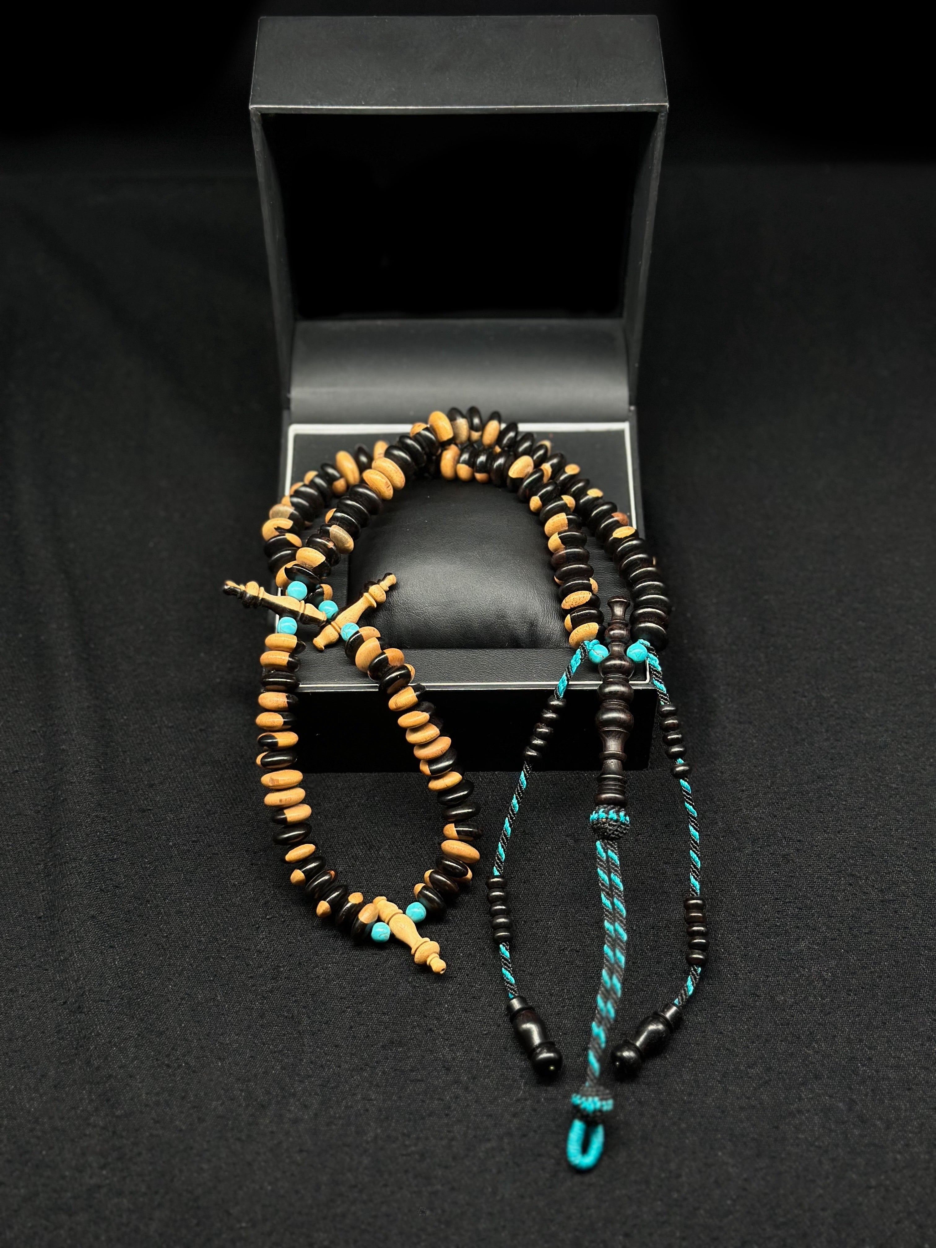 Ebony x Fayrouz Turquoise Tasbih