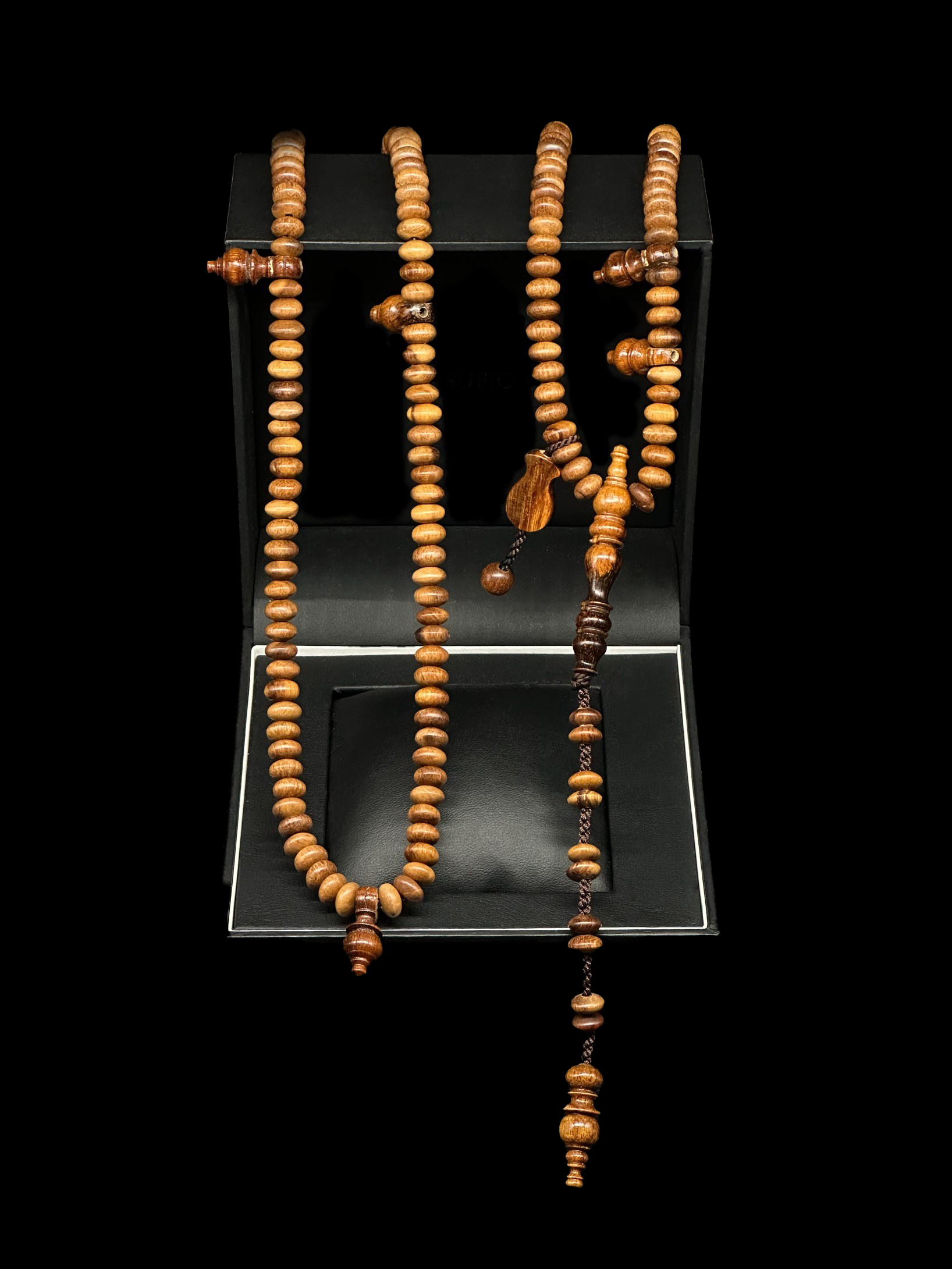 Pure Oud Agarwood Tasbih 200 Beads With Prophetic Sandal