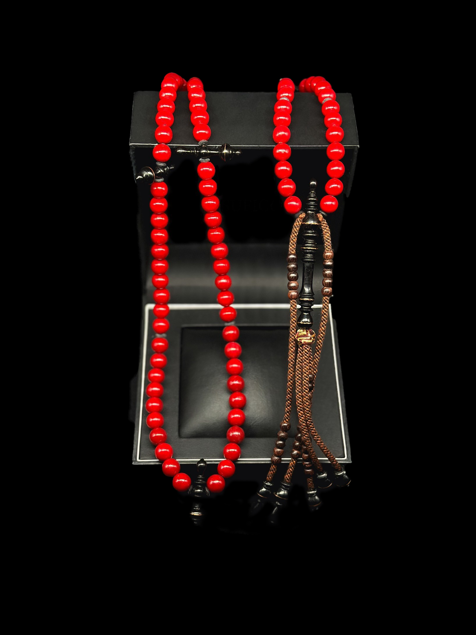 Red Marjan x Ebony Tasbih