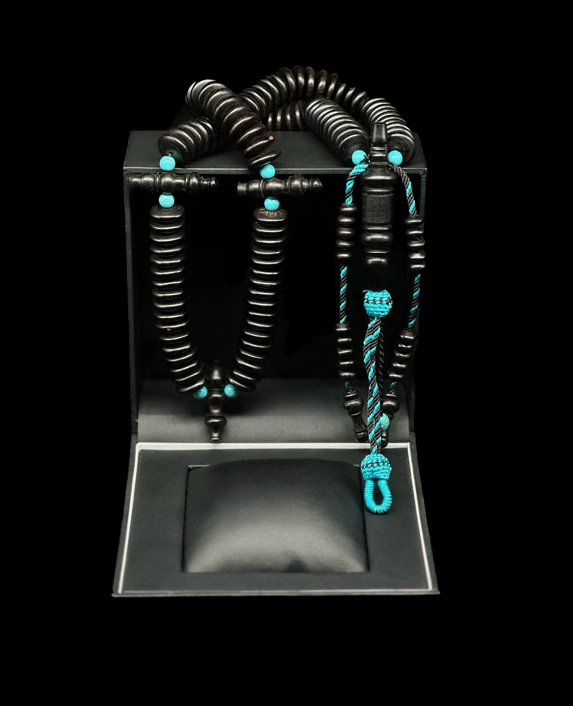 Ebony x Fayrouz Turquoise Tasbih